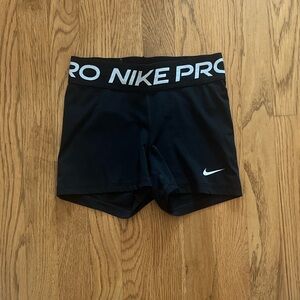 Nike Pro Black Athletic Shorts